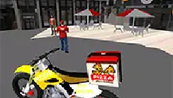 Motor Bike Pizza Delivery 2020