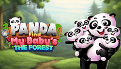 Panda find my babies in the forest