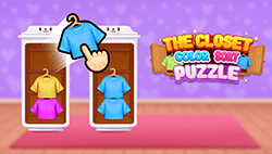 The closet color sort puzzle